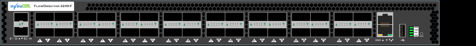 FlowDirector-3200-F appliance extracted from datasheet